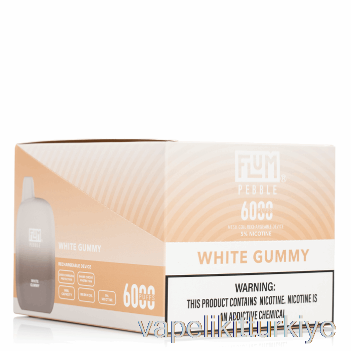 Vape Türkiye [10'lu Paket] Flum Pebble 6000 Tek Kullanımlık